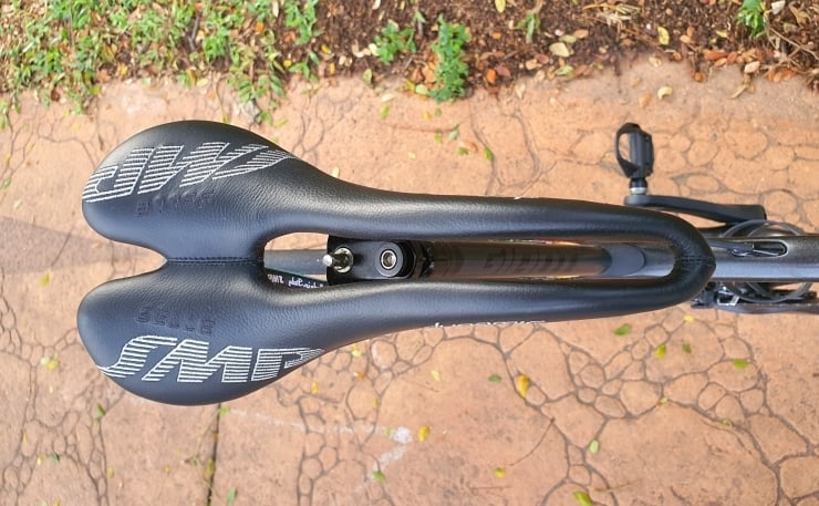 Top view of my Selle SMP Dynamic Saddle
